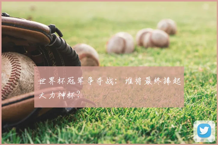 世界杯冠军争夺战:谁将最终捧起大力神杯?