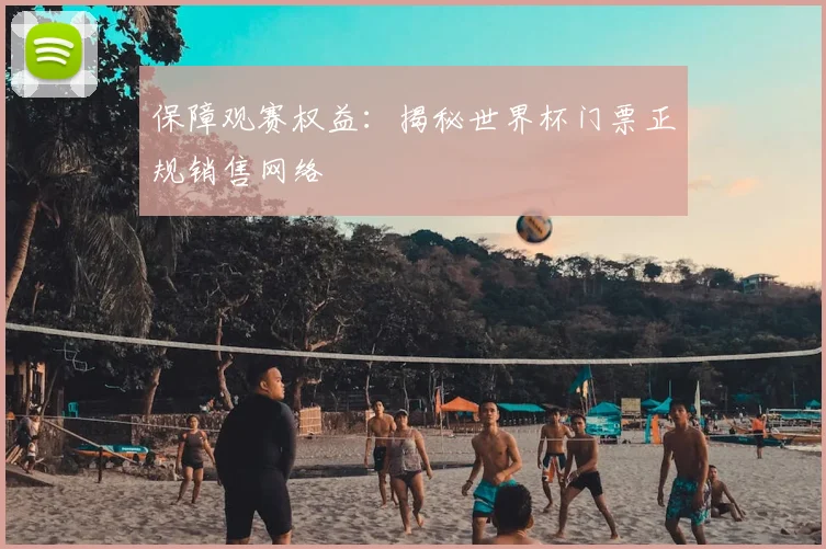 保障观赛权益:揭秘世界杯门票正规销售网络