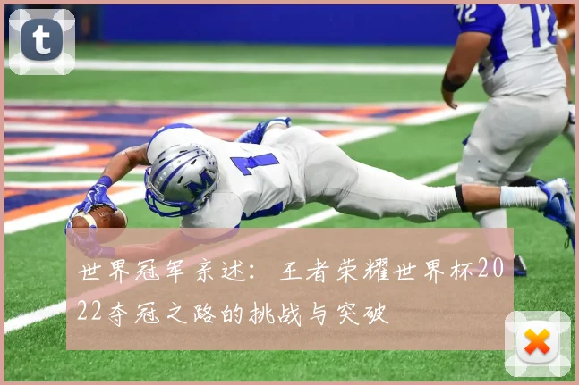 世界冠军亲述：王者荣耀世界杯2022夺冠之路的挑战与突破