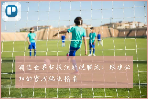 淘宝世界杯投注新规解读:球迷必知的官方玩法指南